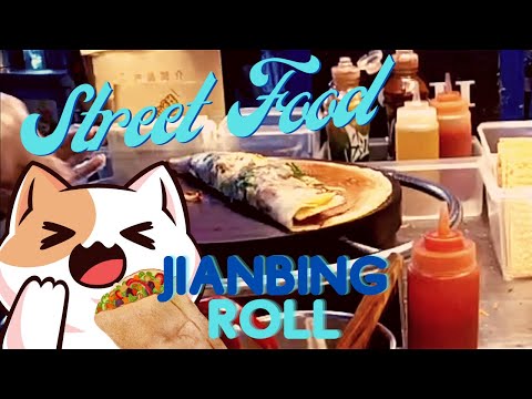 The MOST POPULAR Street Food in China 2022 - Jianbing Roll