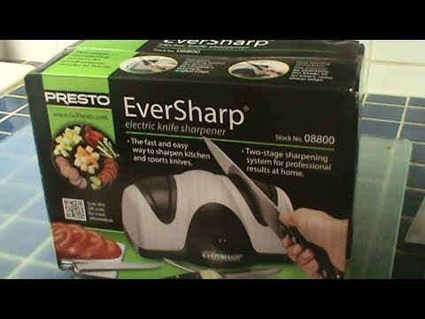 Product Review:  Presto EverSharp Electric Knife Sharpener