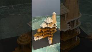 Ayodhya ram mandir DIY from cardboard #shorts #youtubeshorts #viral #diy #crafts #rammandir #ayodhya