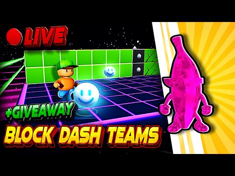 🔴 Block Dash Teams LIVE🔥| EU Server🌍 | Stumble Guys🥊| #stumbleguys #blockdash