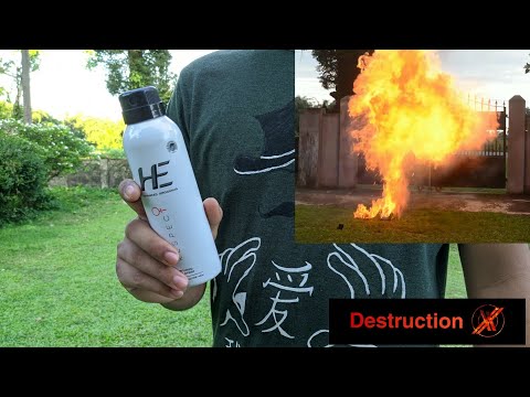 How dangerous are Deo can??? EXPLOSION !!! DestructionX.