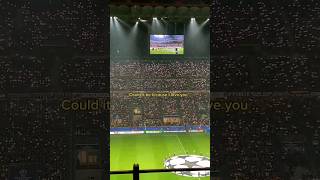 Vibrant AC Milan  Sara perche ti amo chant -  Lyrics and English subtitles