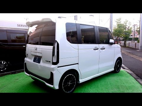 HONDA N-BOX CUSTOM【ホンダ エヌボックス カスタム】プラチナホワイトパール