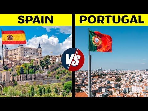 Spain VS Portugal Comparison in Hindi | Portugal VS Spain | Which is Best country?