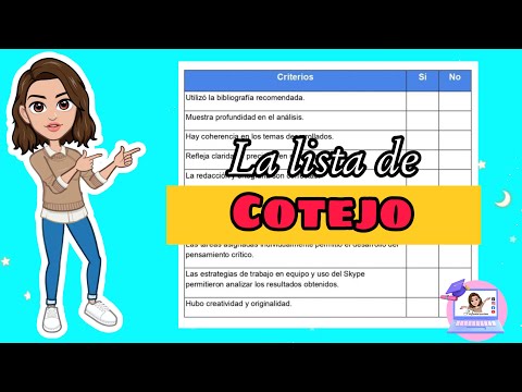 ✅  La lista de Cotejo 📝  ¿Cómo hacer una? |  Concepto y Características