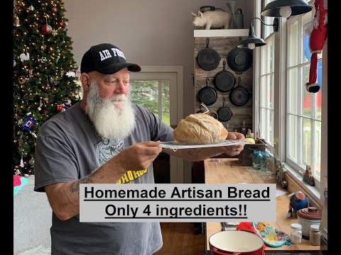 Homemade Artisan Bread...Only 4 ingredients!