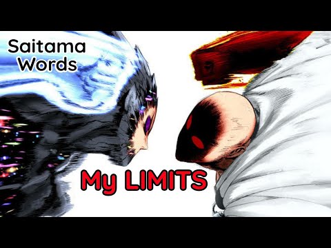 Limits - Saitama Words || Saitama Quotes || One Punch Man