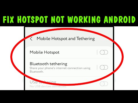 Hotspot Not Working Problem || HOTSPOT NOT SHOWING