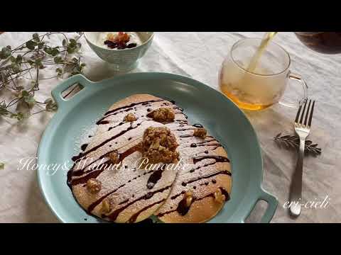 パンケーキの朝ごはん☆紅茶入れる動画撮ってみた