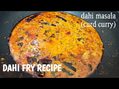 DAHI MASALA/EASY DAHI TADKA/DAHI FRY RECIPE/CURD CURRY FOR ROTI,RICE& CHAPATI@ishalinayahvlog