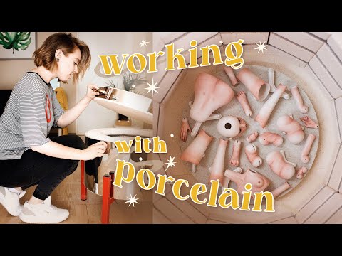 Working with porcelain to create a porcelain ball-jointed doll