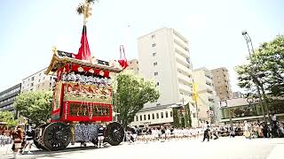 かどまさん 祇園祭2023新町御池辻回しと戻り囃子