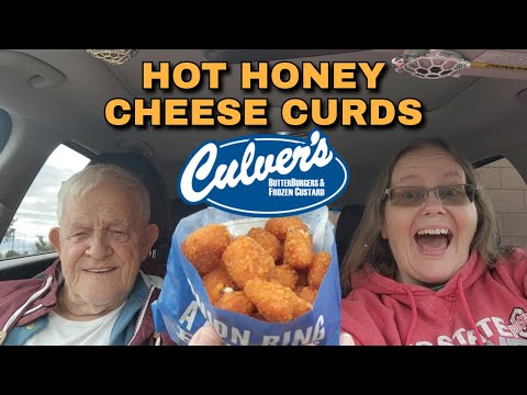 Culver's NEW Hot Honey Cheese Curds Review #foodreview #culvers #fastfood #honestfoodreviews