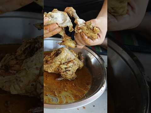 Farah Khan Ka Roast Chicken Bana Dala 😄 #eating #full #Chicken #mukbang #ytshort