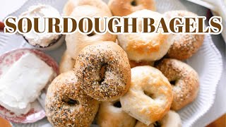 Homemade Sourdough Bagels Recipe