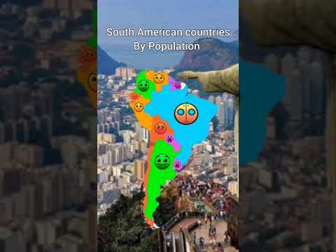 South American countries by population (geometry dash)