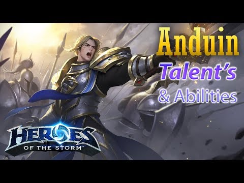 Anduin Wrynn all talents and abilities (with possible builds.)