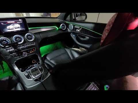 2016 Mercedes C300 Ambient lights Installation