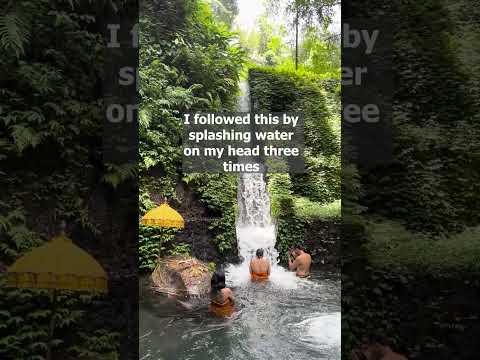 Pura Mengening Temple, Bali 🇮🇩: Melukat, self water purification ritual