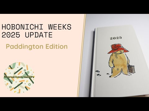 Hobonichi Paddington Techo weeks 2025 mini update