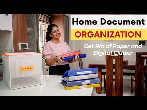 Home Document Organization | Simplify Your Paper and Digital Documentation