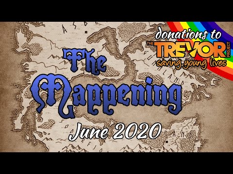 The Mappening - Live Map Drawing (Trevor Project Fundraiser)