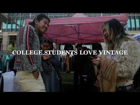 slanging vintage to college students