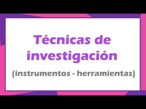 ¿Qué son técnicas / instrumentos o herramientas de recolección de información?