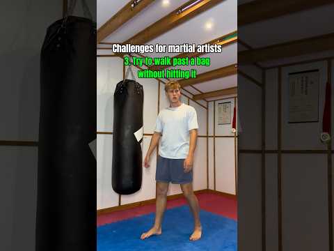 Challenges for martial artists…