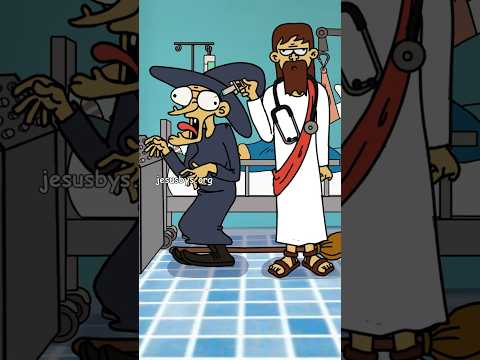 Jesus even loves witches #jesus #jesuschrist #cartoon