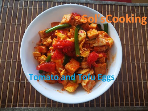 Tomato and Tofu Eggs || How to cook tasty Tomato & Tofu Eggs budget meal at home