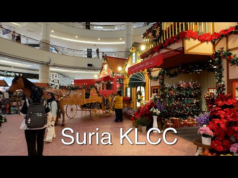 Discover Christmas Decorations in Suria KLCC -4K Video-