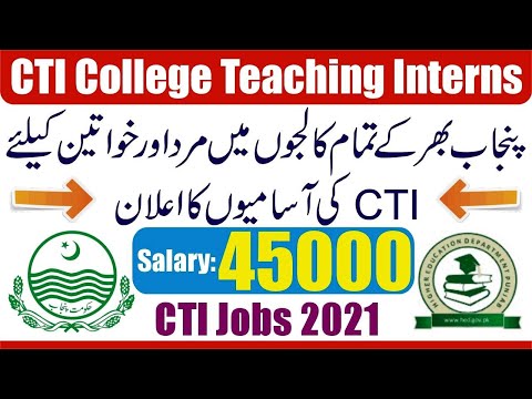 College Teaching Interns Jobs 2024 - How to Online Apply for College Teaching Interns Jobs 2024