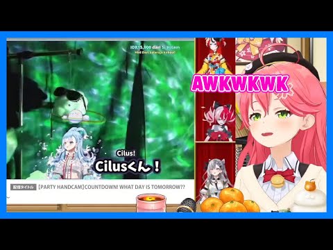 Sakura miko mereact video yg mereact clip kobo ulang tahun !!