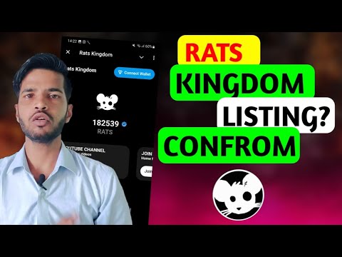 RATS KINGDOM LISTING DATE CONFROM | RATS COIN LISTING DATE | RATS KINGDOM LISTING