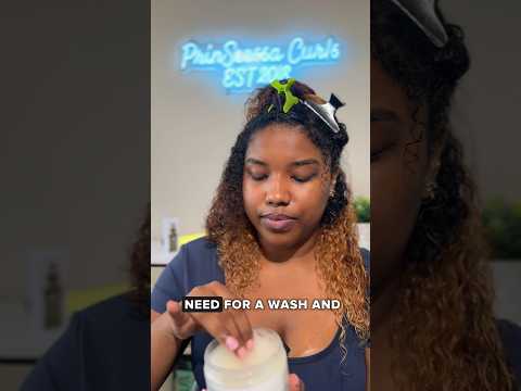 CURLY GIRL HAIR TUTORIAL 💛 #gel #hairgel #agave #hibiscus #aloevera #aloe #curlyhairstyles #curls