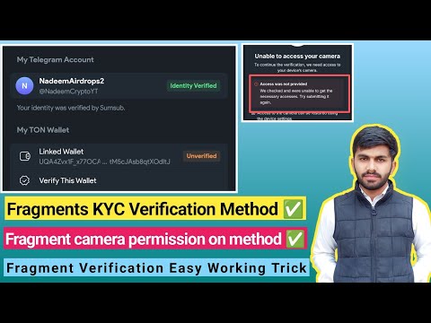 FRAGMENT Verification Live ✅ | FRAGMENT Telegram Star ⭐ Buy | Fragment Camera Permission On Method ✅