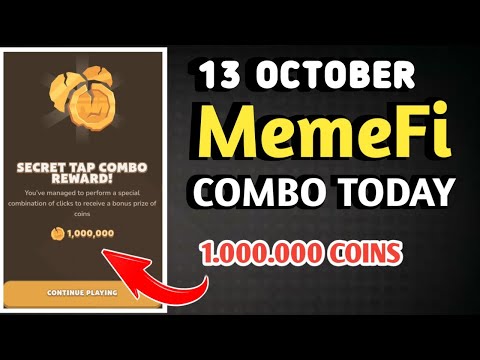 MEMEFI SECRET COMBO TODAY 13 OCTOBER 2024 | MEMEFI DAILY COMBO | MEMEFI COMBO TODAY | MEMEFI COMBO