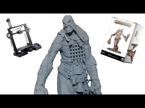 Mega-Gargant Sprue Spares and 3d Printed Giant Gatebreaker Kitbash