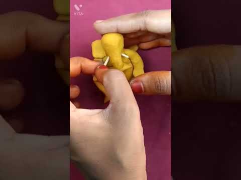 making of ganesh 🥳🥳🥳#crafts#shorts