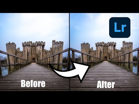 How to EASILY straighten your images in LIGHTROOM