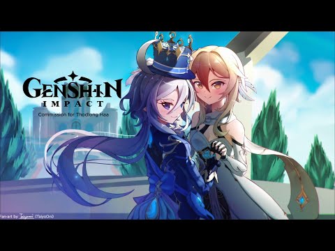 [ #speedpaint ] Genshin Impact Lumine X Furina