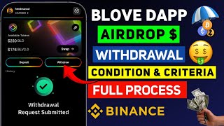 Blove Dapp New Updates ! BLD - BLV2.0 Withdrawal, Deposit & Staking ! BLD Token Withdrawal