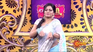 Udayabhanu Hot Saree & Navel Show Dance