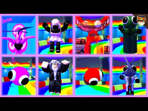 [UPDATE] How to get ALL 8 NEW RAINBOW FRIENDS MORPHS (Barbie Themed Update) | Roblox