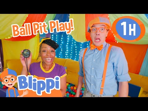 Blippi & Meekah's Great Ball Pit Play! | Animals for Kids | Educational Videos | Learn about Animals