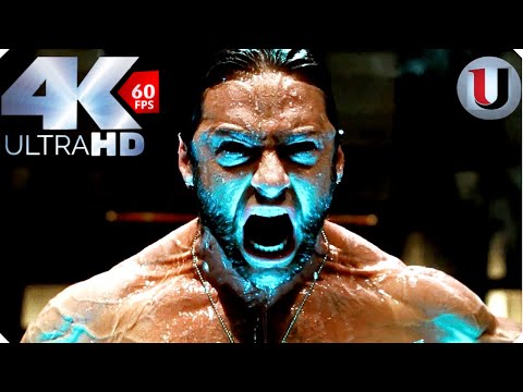 Wolverine Escapes From Weapon X Facility - X Men Origins Wolverine - 2009 MOVIE CLIP (4K)