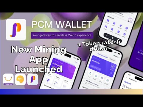 How to create account on pcm wallet new mining app #pcmwallet #hamsterkombat #pcmwalletnews