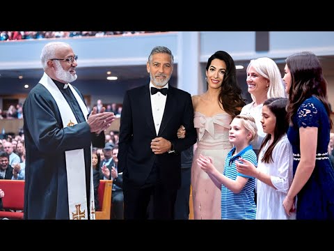 George Clooney And His Family Witnessed A Mircale Inside The Church, Then IMMEDIATELY Accept Jesus