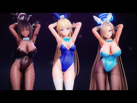 【MMD】ME!ME!ME!  - トキ、アスナ、カリン【紳士向け】